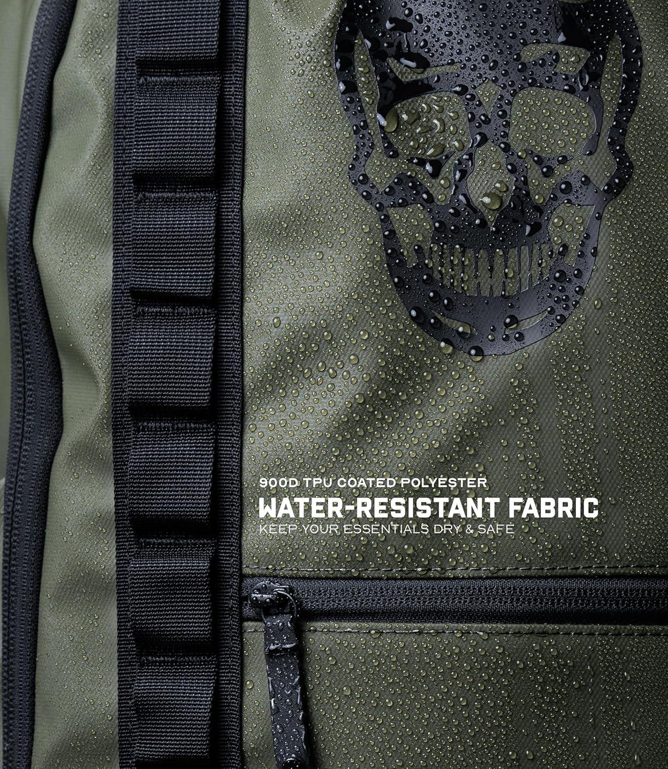 imageGymreapers Gravestone 21L Backpack Travel Gym Bag WaterResistant Lightweight Laptop Sleeve Carry On Luggage for Men ampamp Women OnyxOd Green