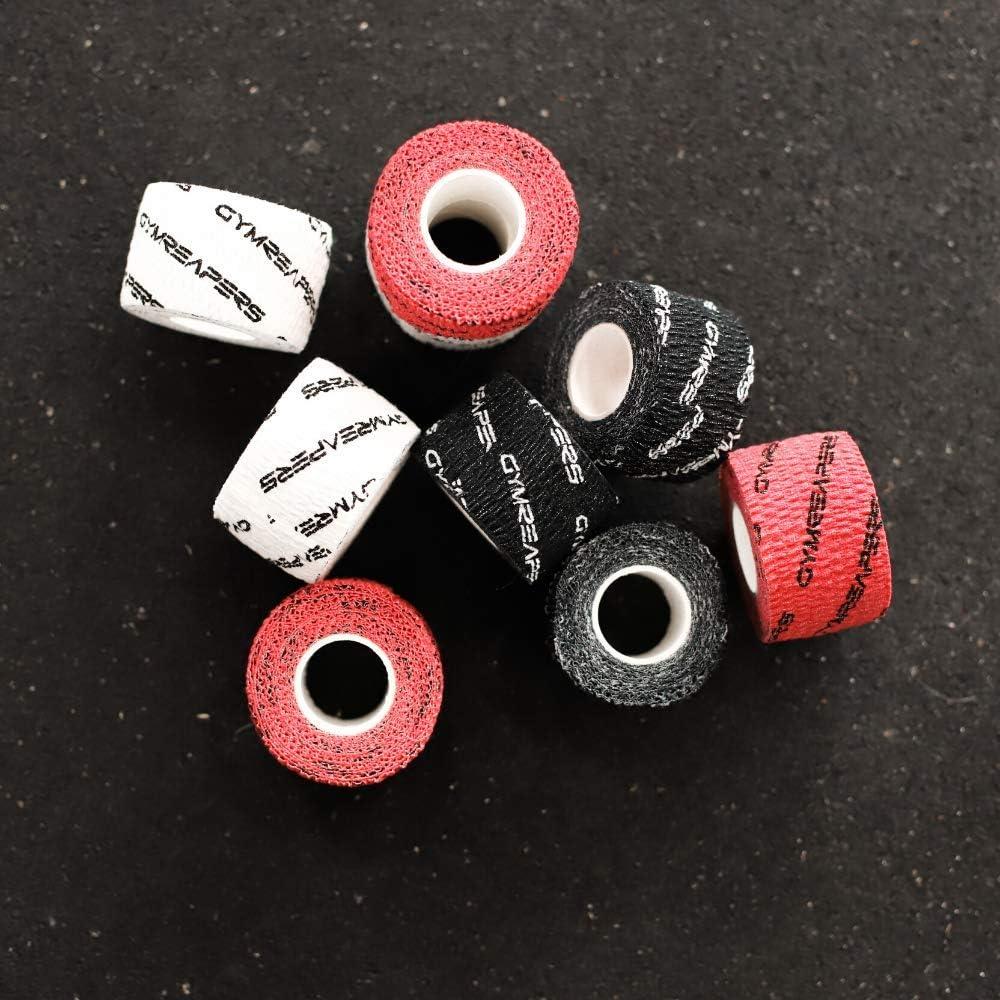 imageGymreapers Weightlifting Adhesive Thumb Tape Stretchy Athletic Tape Grip ampamp Protection for Olympic Lifting Cross Training Powerlifting HookgripWhite