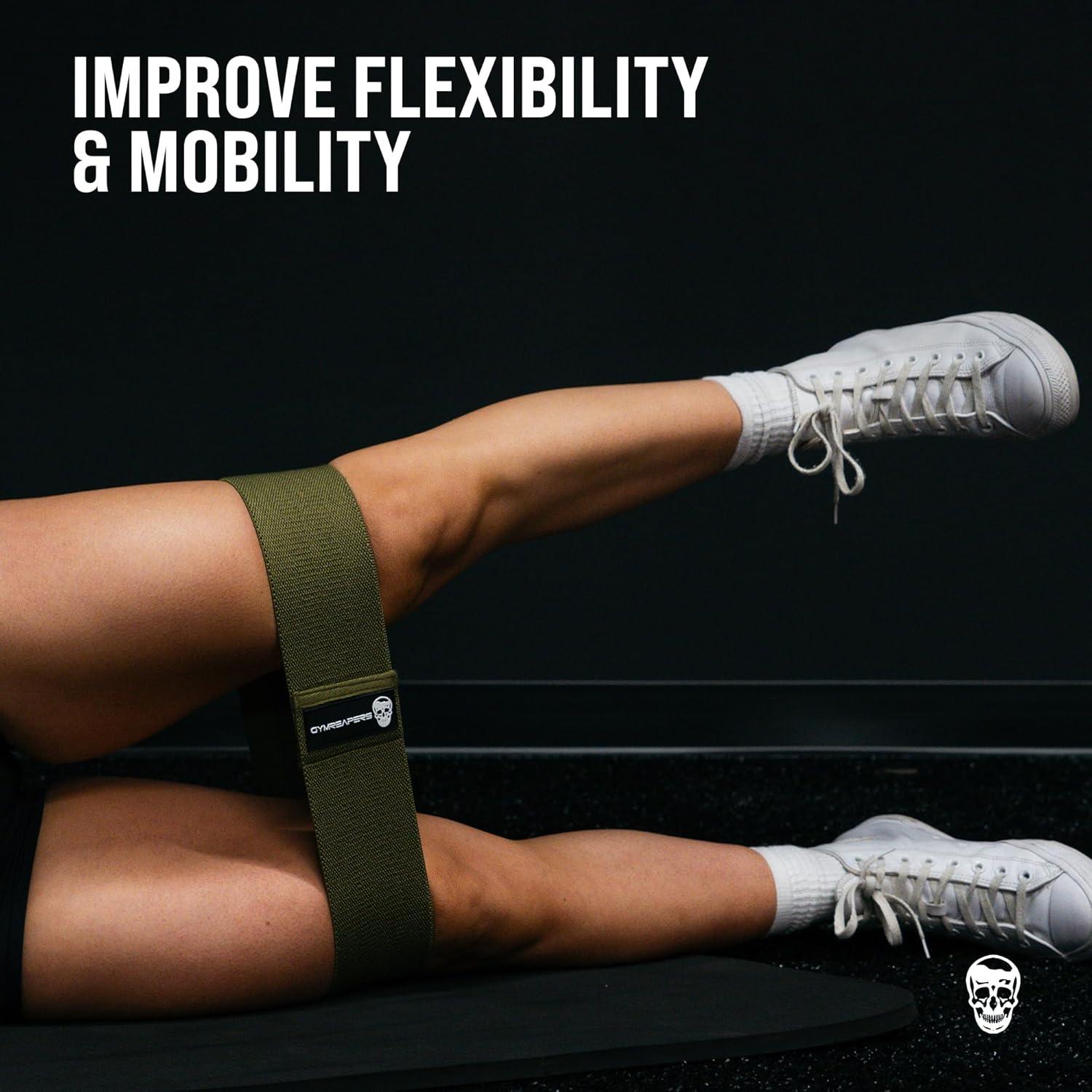 imageHip Bands for Booty Workouts  Non Slip Fabric Band Set with 3 Levels  Resistance Bands for Legs ampamp Hip  for Men ampamp WomenPurple