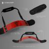 imageGymreapers Bicep Arm Blaster  Bicep Curl Isolator wContoured Padded Edges  Adjustable Bicep Bomber for Weightlifting ampamp BodybuildingRed