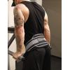 imageGymreapers Dip Belt With Chain For Weightlifting Pull Ups Dips  Heavy Duty Steel Chain For Added Weight TrainingGray