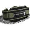imageGymreapers Dip Belt With Chain For Weightlifting Pull Ups Dips  Heavy Duty Steel Chain For Added Weight TrainingRanger Green