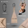 imageGymreapers Hanging Ab Straps For Core Strength and Abdominal Training  Padded Adjustable Arm Supports For Bodyweight ExercisesTan