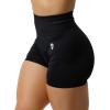 imageGymreapers Infinity Seamless Workout Shorts High Waist Biker Shorts for Women Athletic Gym Running Pilates Yoga Sport ShortBlack