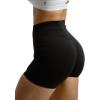 imageGymreapers Infinity Seamless Workout Shorts High Waist Biker Shorts for Women Athletic Gym Running Pilates Yoga Sport ShortBlack Marl