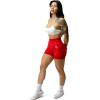 imageGymreapers Infinity Seamless Workout Shorts High Waist Biker Shorts for Women Athletic Gym Running Pilates Yoga Sport ShortCarolina Reaper