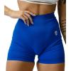 imageGymreapers Infinity Seamless Workout Shorts High Waist Biker Shorts for Women Athletic Gym Running Pilates Yoga Sport ShortElectric Blue