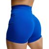 imageGymreapers Infinity Seamless Workout Shorts High Waist Biker Shorts for Women Athletic Gym Running Pilates Yoga Sport ShortElectric Blue