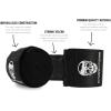 imageGymreapers Knee Wraps for Squats and Powerlifting 72 Inch Compression Wraps with Strap for Men ampamp Women Weightlifting SupportBlack