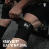 imageGymreapers Knee Wraps for Squats and Powerlifting 72 Inch Compression Wraps with Strap for Men ampamp Women Weightlifting SupportBlack