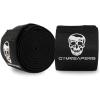 imageGymreapers Knee Wraps for Squats and Powerlifting 72 Inch Compression Wraps with Strap for Men ampamp Women Weightlifting SupportBlack
