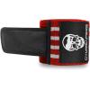 imageGymreapers Knee Wraps for Squats and Powerlifting 72 Inch Compression Wraps with Strap for Men ampamp Women Weightlifting SupportRedWhite