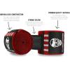 imageGymreapers Knee Wraps for Squats and Powerlifting 72 Inch Compression Wraps with Strap for Men ampamp Women Weightlifting SupportRedWhite