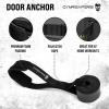 imageGymreapers Resistance Band HandleDoor Anchor Combo  Exercise Band at Home Workout  1 Pair of Handles  Used with Any Resistance Bands for Men and WomeResistance Band HandleDoor Anchor Combo