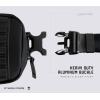 imageGymreapers Travel Small Crossbody Bags for Men ampamp Women with Hidden Pocket  Waterproof Crosssbody Fanny Pack for Men with Adjustable Shoulder Sling Belt for Traveling Running ampamp Hiking OnyxOnyx