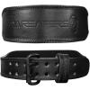 imageGymreapers Weight Lifting Belt  7MM Heavy Duty Pro Leather Belt with Adjustable Buckle  Stabilizing Lower Back Support 4 Inches Wide For Weightlifting Bodybuilding Cross TrainingBlack