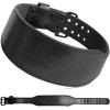imageGymreapers Weight Lifting Belt  7MM Heavy Duty Pro Leather Belt with Adjustable Buckle  Stabilizing Lower Back Support 4 Inches Wide For Weightlifting Bodybuilding Cross TrainingBlack