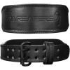 imageGymreapers Weight Lifting Belt  7MM Heavy Duty Pro Leather Belt with Adjustable Buckle  Stabilizing Lower Back Support 4 Inches Wide For Weightlifting Bodybuilding Cross TrainingBlack