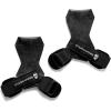 imageGymreapers Weight Lifting Grips Pair for Heavy Powerlifting Deadlifts Rows Pull Ups with Neoprene Padded Wrist Wraps Support and Strong Rubber Gloves or Straps for BodybuildingBlack