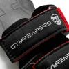 imageGymreapers Weight Lifting Grips Pair for Heavy Powerlifting Deadlifts Rows Pull Ups with Neoprene Padded Wrist Wraps Support and Strong Rubber Gloves or Straps for BodybuildingRed