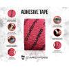 imageGymreapers Weightlifting Adhesive Thumb Tape Stretchy Athletic Tape Grip ampamp Protection for Olympic Lifting Cross Training Powerlifting HookgripRed