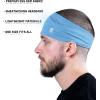 imageGymreapers Workout Headbands for Men ampamp WomenComfortable Sweat Absorbing Band to Keep Hair Back During Running Sports Gym Cycling and Outdoor ActivitiesAzure