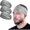 imageGymreapers Workout Headbands for Men ampamp WomenComfortable Sweat Absorbing Band to Keep Hair Back During Running Sports Gym Cycling and Outdoor ActivitiesGray