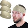 imageGymreapers Workout Headbands for Men ampamp WomenComfortable Sweat Absorbing Band to Keep Hair Back During Running Sports Gym Cycling and Outdoor ActivitiesTan