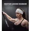 imageGymreapers Workout Headbands for Men ampamp WomenComfortable Sweat Absorbing Band to Keep Hair Back During Running Sports Gym Cycling and Outdoor ActivitiesWhite