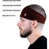 imageGymreapers Workout Headbands for Men ampamp WomenComfortable Sweat Absorbing Band to Keep Hair Back During Running Sports Gym Cycling and Outdoor ActivitiesWine