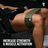 imageHip Bands for Booty Workouts  Non Slip Fabric Band Set with 3 Levels  Resistance Bands for Legs ampamp Hip  for Men ampamp WomenBlack