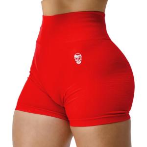 imageGymreapers Infinity Seamless Workout Shorts High Waist Biker Shorts for Women Athletic Gym Running Pilates Yoga Sport ShortCarolina Reaper