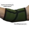 imageElbow Sleeves 1 Pair WWrist Wraps  Elbow Brace For Support ampamp Compression for Powerlifting Weightlifting Bench ampamp Tendonitis  5mm Neoprene  For Men ampamp WomenMilitary GreenBlack
