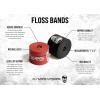 imageFloss Muscle Bands for Recovery ampamp Flossing Sore Muscles and Increasing Mobility  Compression Stretch Band Pair with Carrying CaseBlackRed Pair