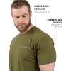 imageGymreapers American Reaper Moisture Wicking TShirts for Men  Workout Gym Shirts  Running Athletic Tees ampamp Dry Fit TshirtOlive