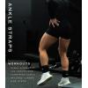 imageGymreapers Ankle Straps Pair For Cable Machine Kickbacks Glute Workouts Lower Body Exercises  Adjustable Leg Straps with Neoprene PaddingBlack