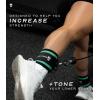 imageGymreapers Ankle Straps Pair For Cable Machine Kickbacks Glute Workouts Lower Body Exercises  Adjustable Leg Straps with Neoprene PaddingMint