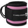 imageGymreapers Ankle Straps Pair For Cable Machine Kickbacks Glute Workouts Lower Body Exercises  Adjustable Leg Straps with Neoprene PaddingPink