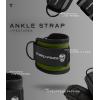 imageGymreapers Ankle Straps Pair For Cable Machine Kickbacks Glute Workouts Lower Body Exercises  Adjustable Leg Straps with Neoprene PaddingRanger Green
