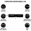 imageGymreapers Barbell Squat Pad  Protective Bridge Pad For Hip Thrust Squats Lunges  Hip Support Neck Protection For BarBlack Covered