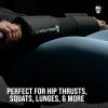 imageGymreapers Barbell Squat Pad  Protective Bridge Pad For Hip Thrust Squats Lunges  Hip Support Neck Protection For BarBlack Covered