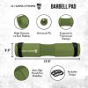 imageGymreapers Barbell Squat Pad  Protective Bridge Pad For Hip Thrust Squats Lunges  Hip Support Neck Protection For BarGreen