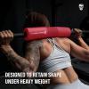 imageGymreapers Barbell Squat Pad  Protective Bridge Pad For Hip Thrust Squats Lunges  Hip Support Neck Protection For BarRed