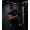 imageGymreapers Clip Tag Basic Tee  Mens Athletic Fit Crew Neck TShirt Soft Stretch Tagless Short Sleeve Workout ShirtBlack