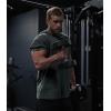 imageGymreapers Clip Tag Basic Tee  Mens Athletic Fit Crew Neck TShirt Soft Stretch Tagless Short Sleeve Workout ShirtCharcoal