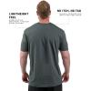 imageGymreapers Clip Tag Basic Tee  Mens Athletic Fit Crew Neck TShirt Soft Stretch Tagless Short Sleeve Workout ShirtCharcoal