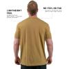 imageGymreapers Clip Tag Basic Tee  Mens Athletic Fit Crew Neck TShirt Soft Stretch Tagless Short Sleeve Workout ShirtKhaki