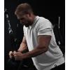 imageGymreapers Clip Tag Basic Tee  Mens Athletic Fit Crew Neck TShirt Soft Stretch Tagless Short Sleeve Workout ShirtWhite