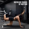 imageGymreapers Foot and Calf Stretcher for Plantar Fasciitis Achilles Tendonitis Rehabilitation  Flex Strap for Physical Therapy Pilates Flexibility Training Thigh ampamp Hamstring Stretcher and Heel Spurs ampamp Shin SplintsBlack