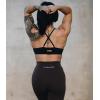 imageGymreapers High Waisted Flare Leggings for Women Stretchy Workout Bootcut Gym Leggings  Tummy Control Wide Leg Yoga PantsBlack